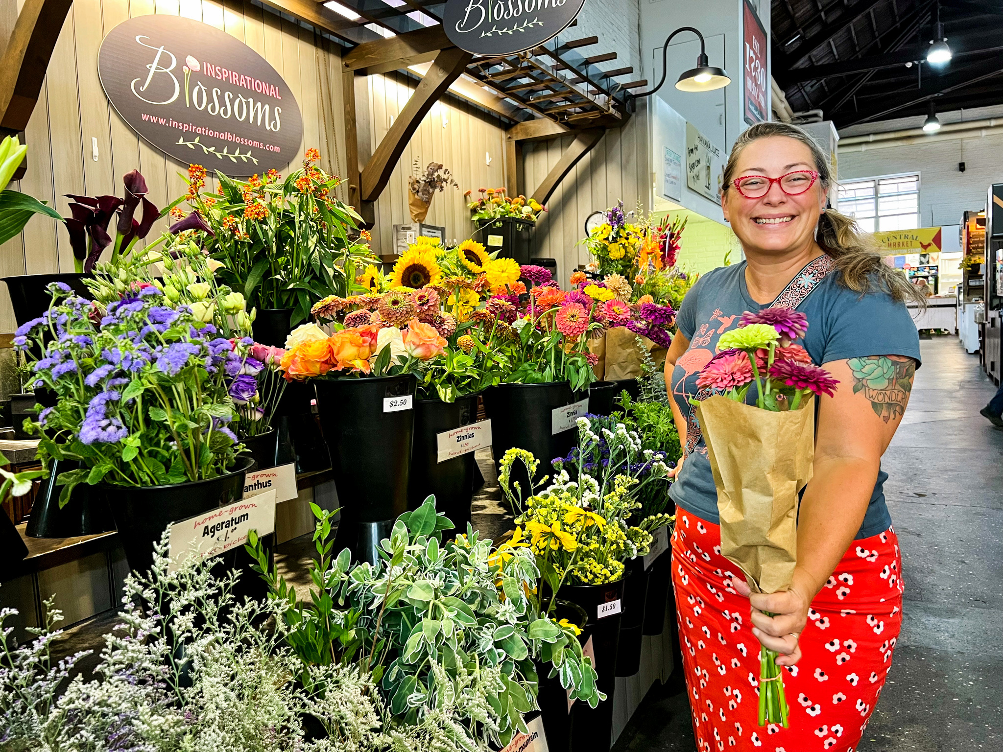 Inspirational Blossoms</p>
<p>Each week, John and Anna Beiler fill their stand with beautiful fresh and field cut flowers from their eastern Lancaster County farm. In addition to their varieties of seasonal stems, the Beiler’s also offer select house plants, herbs, vegetables, and succulents to be used as starter plants in home gardens. If you’re on the hunt for flowers, you can pick a single stem, a bunch, or a pre-made bouquet.