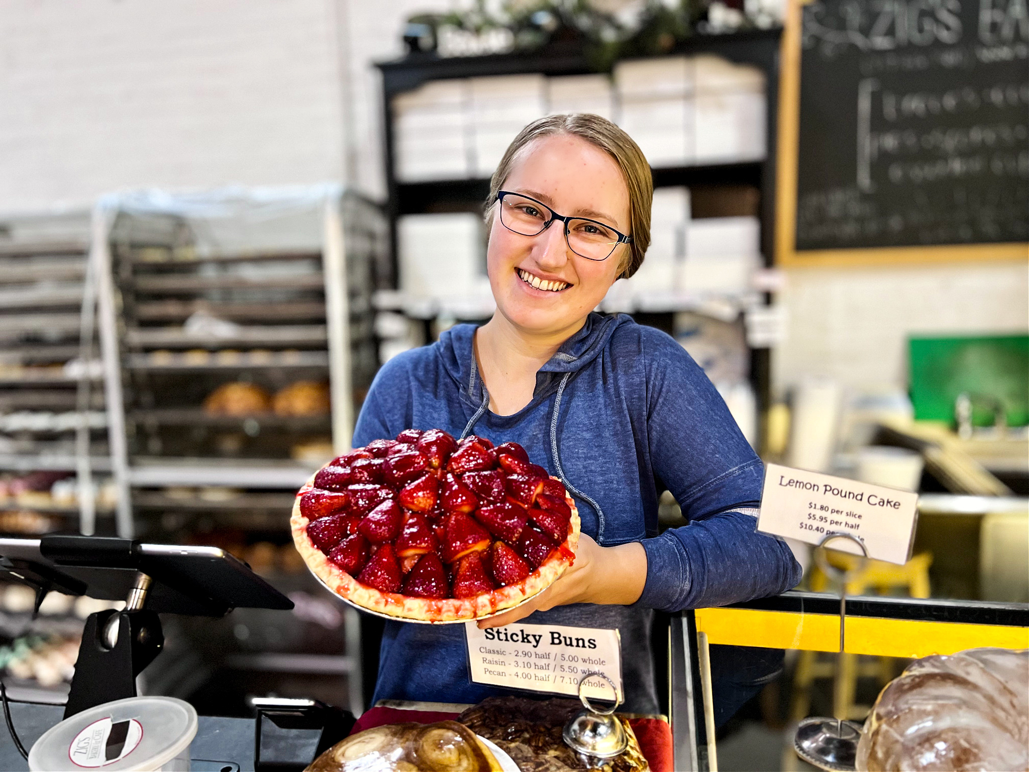 Zig’s Bakery</p>
<p>Opened by Brandon Zeigler in 2011, Zig’s Bakery is home to a plethora of baked goods and sweet deli items. Zig’s fills its cases each week with everything from savory scones and fruit pies to coffee cake and cupcakes. And you can rest easy knowing that each of their products is handmade from scratch with fresh, local ingredients. Whether you are craving a whoopie pie or need a freshly baked loaf of bread, give Zig’s a visit!</p>
<p>